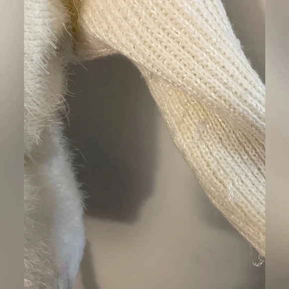 Alberto Makali fur sweater dolman sleeves fall chic boho - Picture 7 of 8